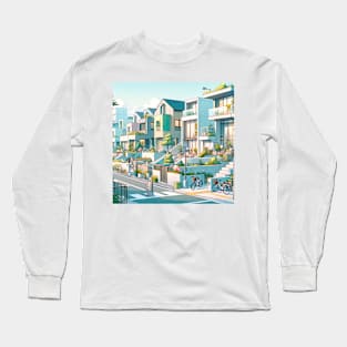 Japanese Residences Long Sleeve T-Shirt